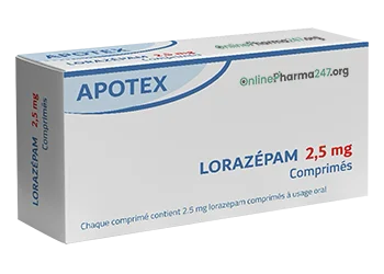 Lorazepam 2.5mg 30 Comprimes-onlinepharma247.org