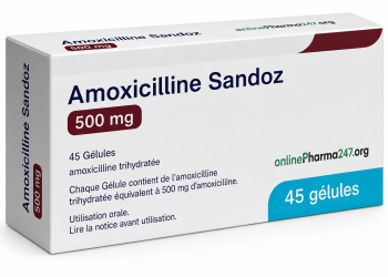 Amoxicilline Sandoz 500mg 30 Gélules Onlinepharma247.org