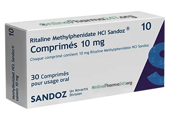 Ritaline Méthylphénidate Sandoz 10 mg